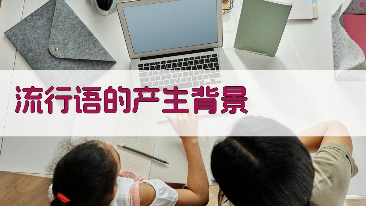 流行语的产生背景 图1