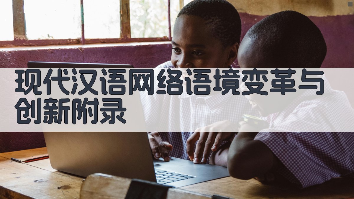 现代汉语网络语境变革与创新 · 附录 图5