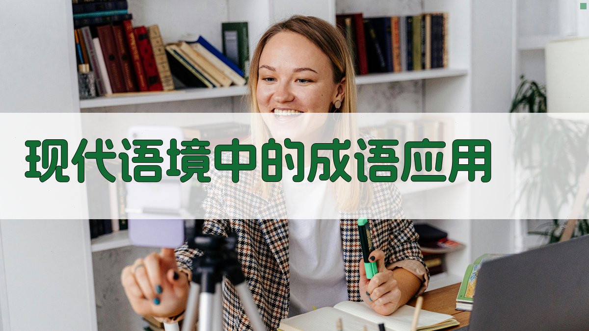 现代语境中的成语应用 图3