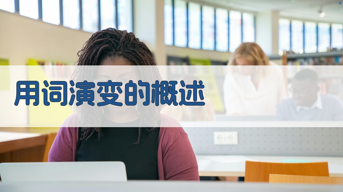 用词演变的概述 图1