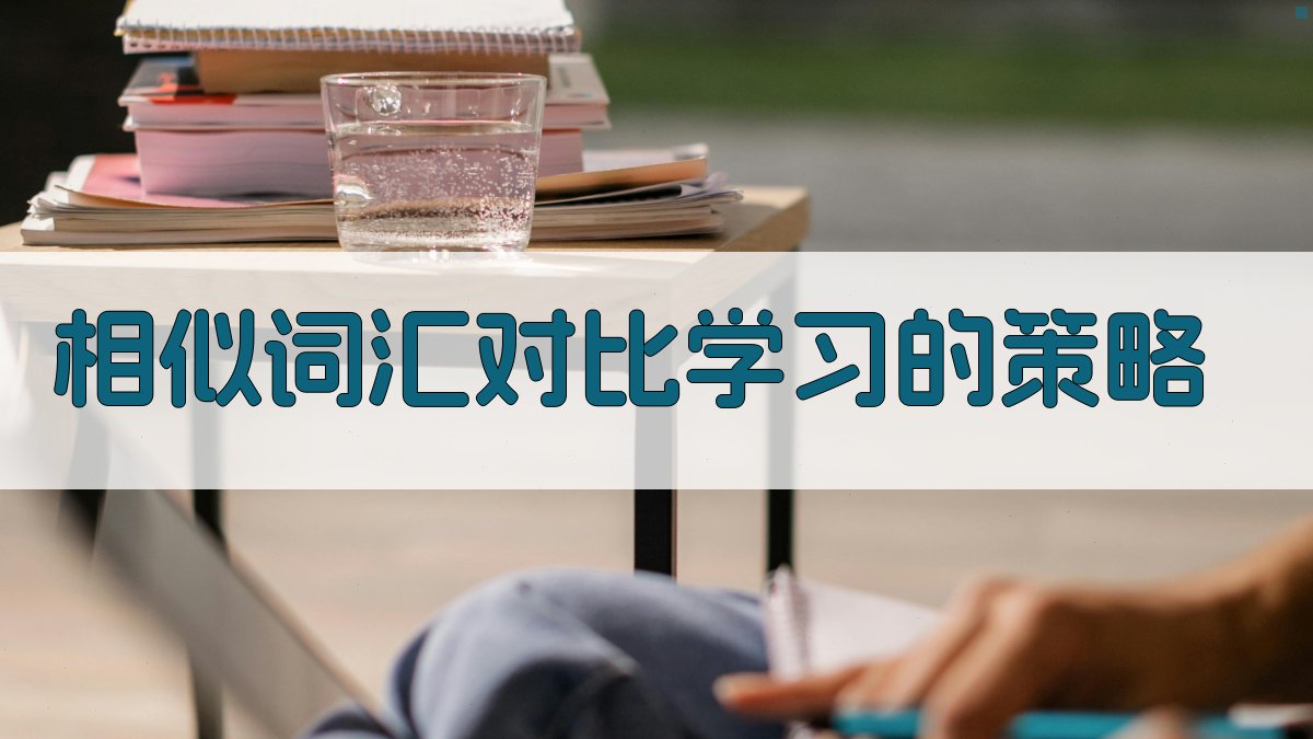 相似词汇对比学习的策略 图5