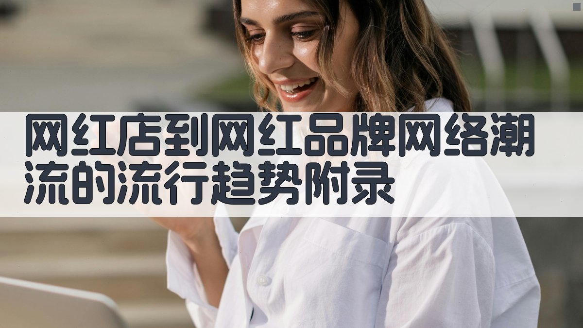 网红店到网红品牌网络潮流的流行趋势 · 附录 图3