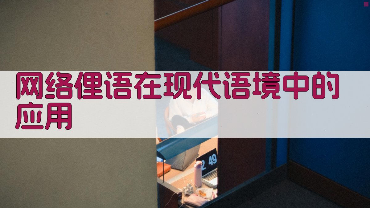 网络俚语在现代语境中的应用 图3