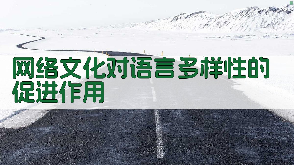 网络文化对语言多样性的促进作用 图3