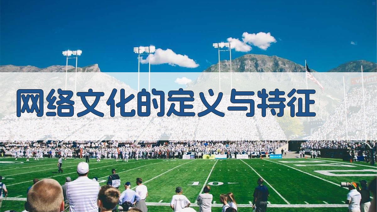 网络文化的定义与特征 图1