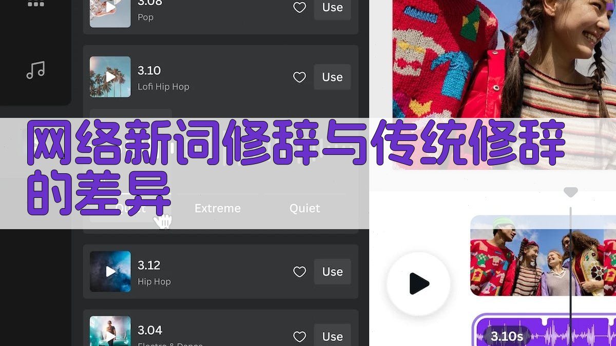 网络新词修辞与传统修辞的差异 图1