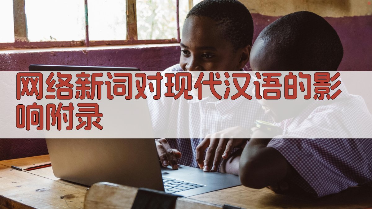 网络新词对现代汉语的影响 · 附录 图4