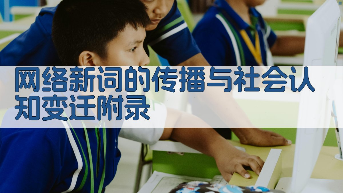 网络新词的传播与社会认知变迁 · 附录 图4