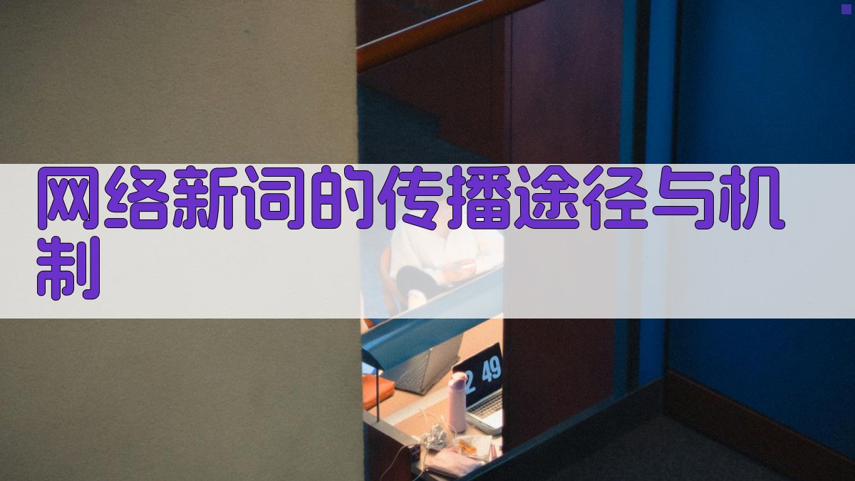 网络新词的传播途径与机制 图1