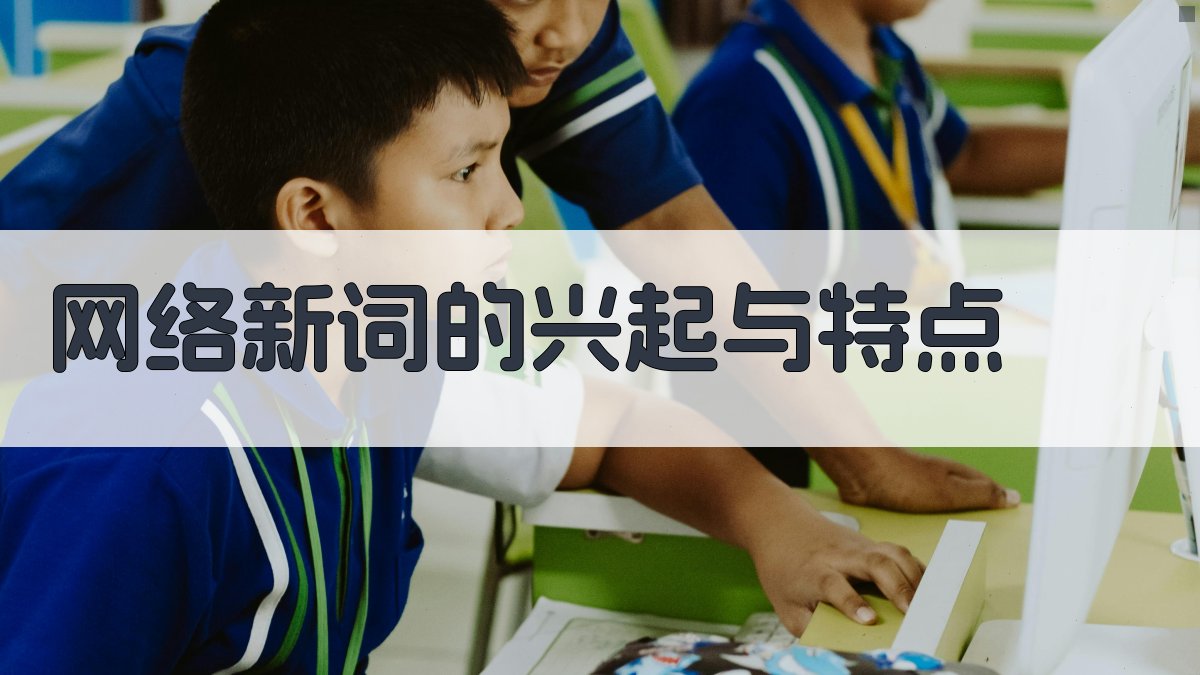 网络新词的兴起与特点 图1