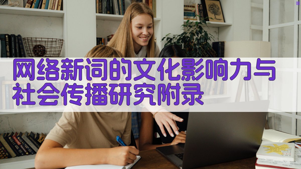 网络新词的文化影响力与社会传播研究 · 附录 图2