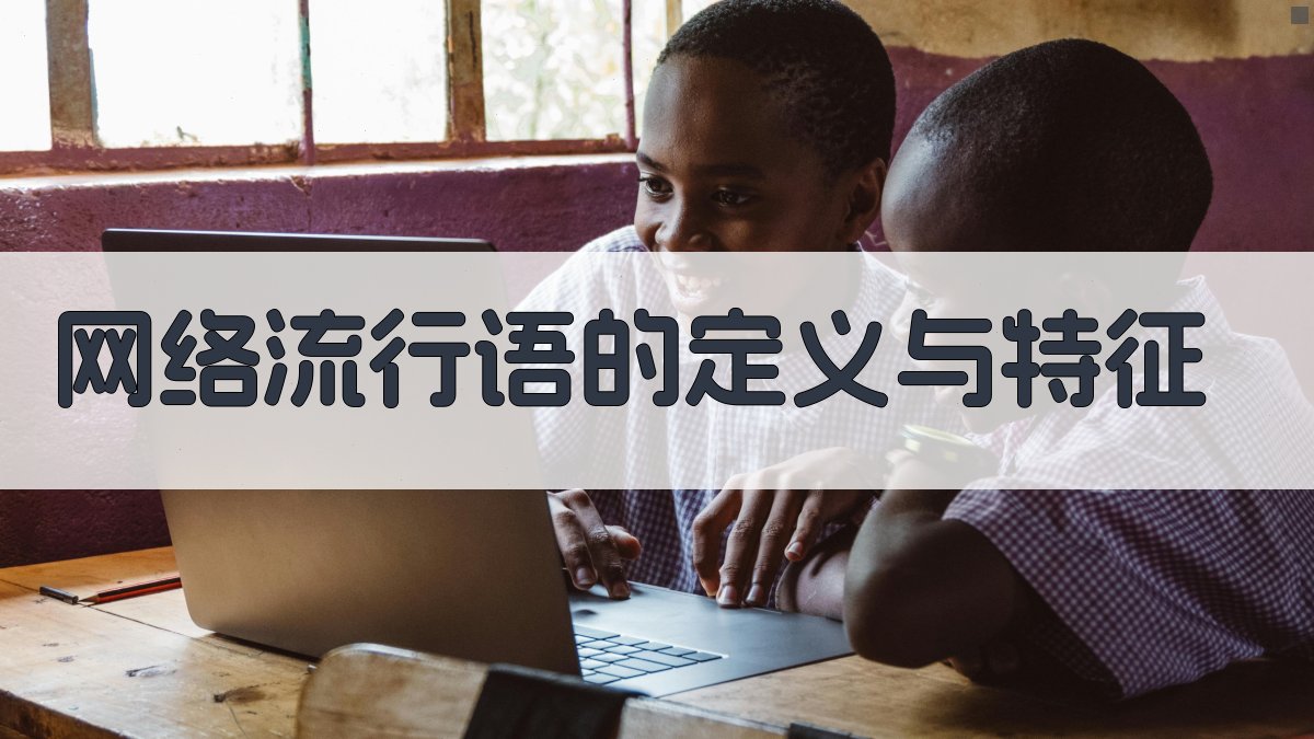 网络流行语的定义与特征 图1