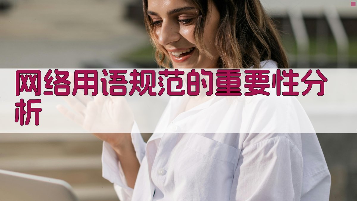 网络用语规范的重要性分析 图1