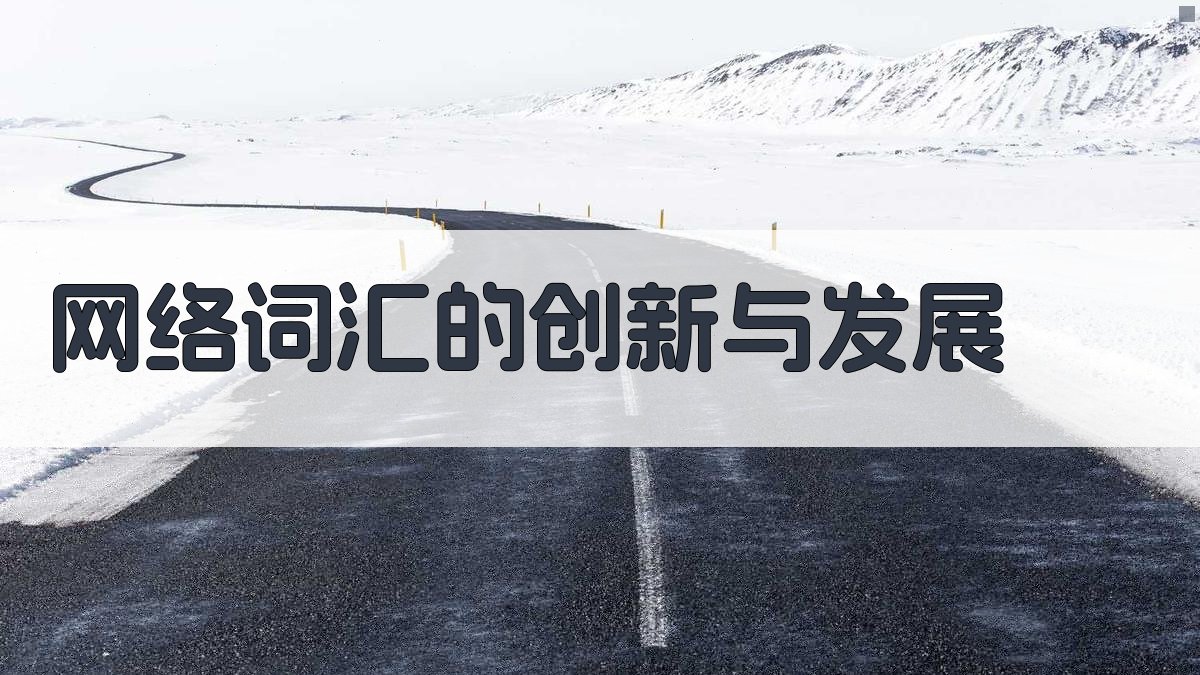 网络词汇的创新与发展 图1