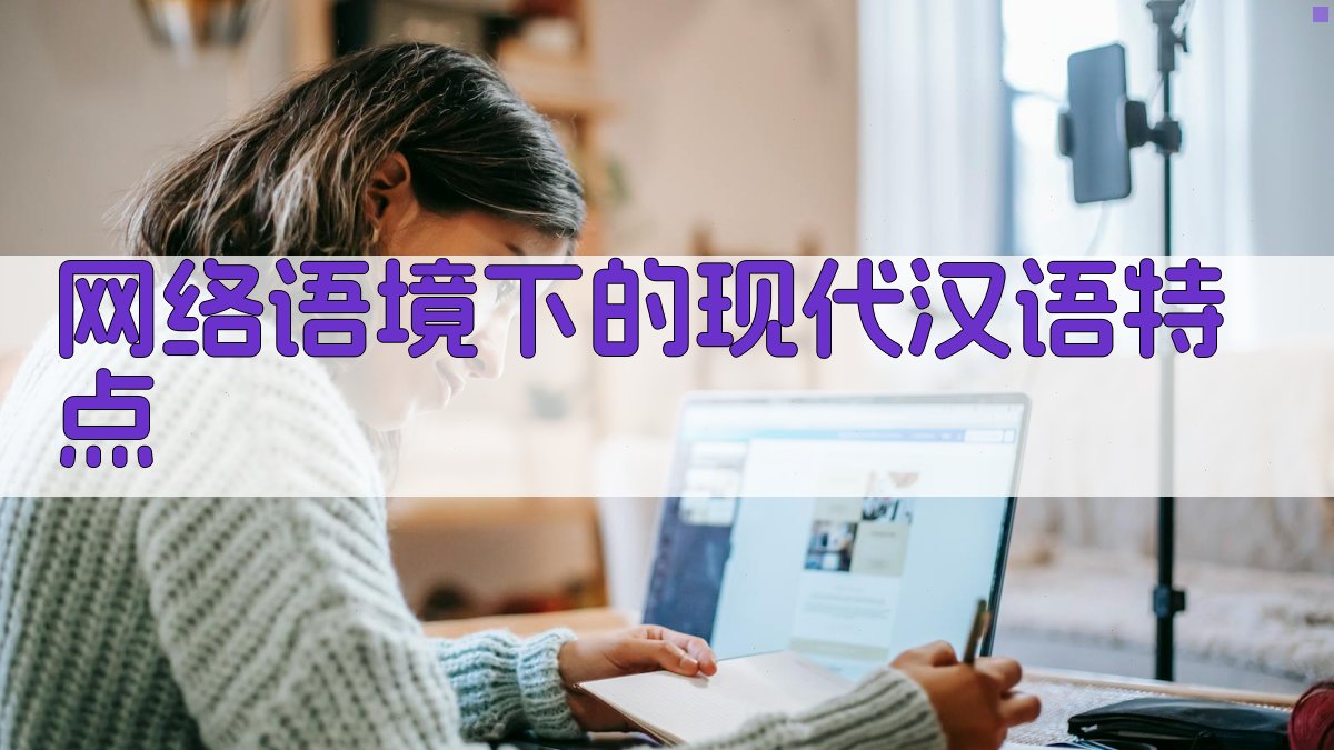 网络语境下的现代汉语特点 图1