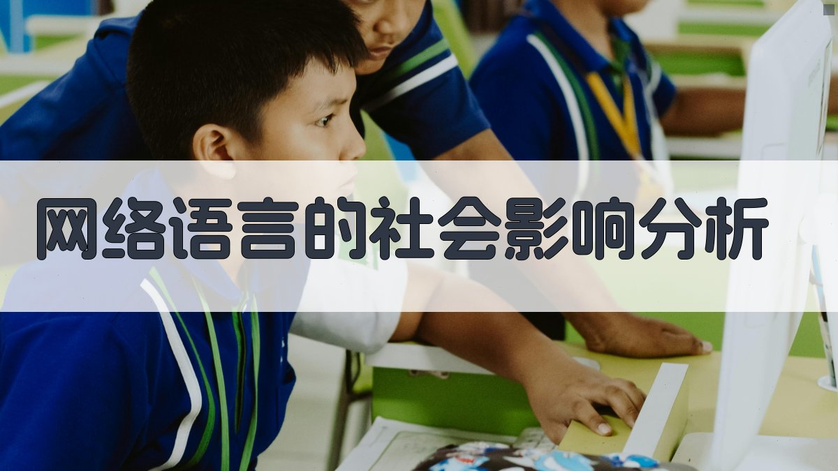网络语言的社会影响分析 图2