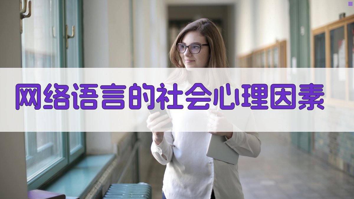 网络语言的社会心理因素 图2