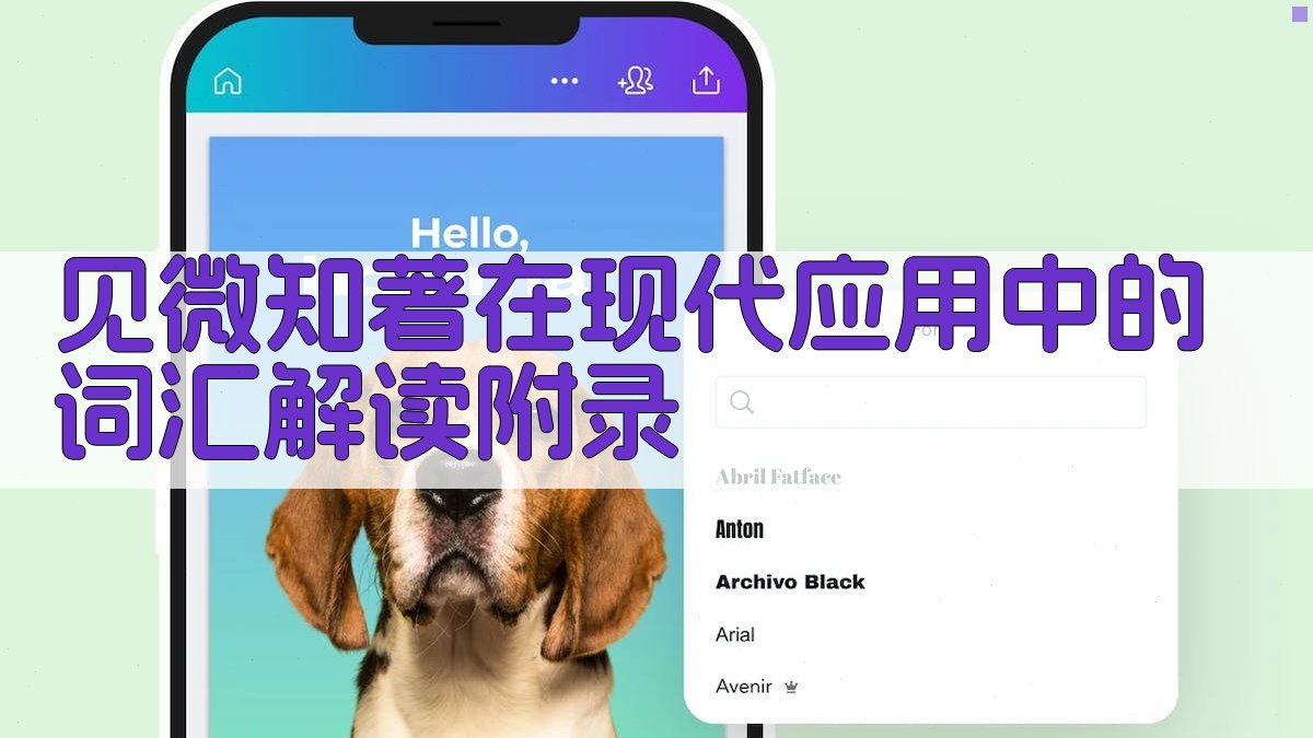 见微知著在现代应用中的词汇解读 · 附录 图3