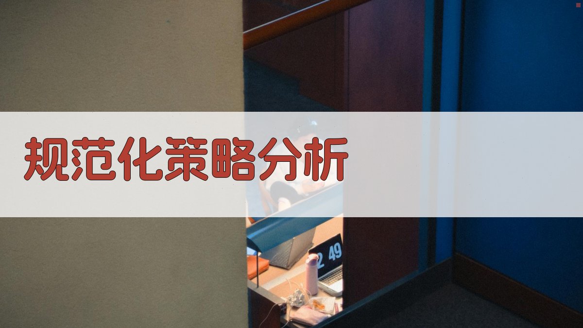 规范化策略分析 图2