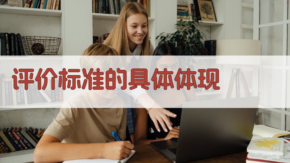 评价标准的具体体现 图2