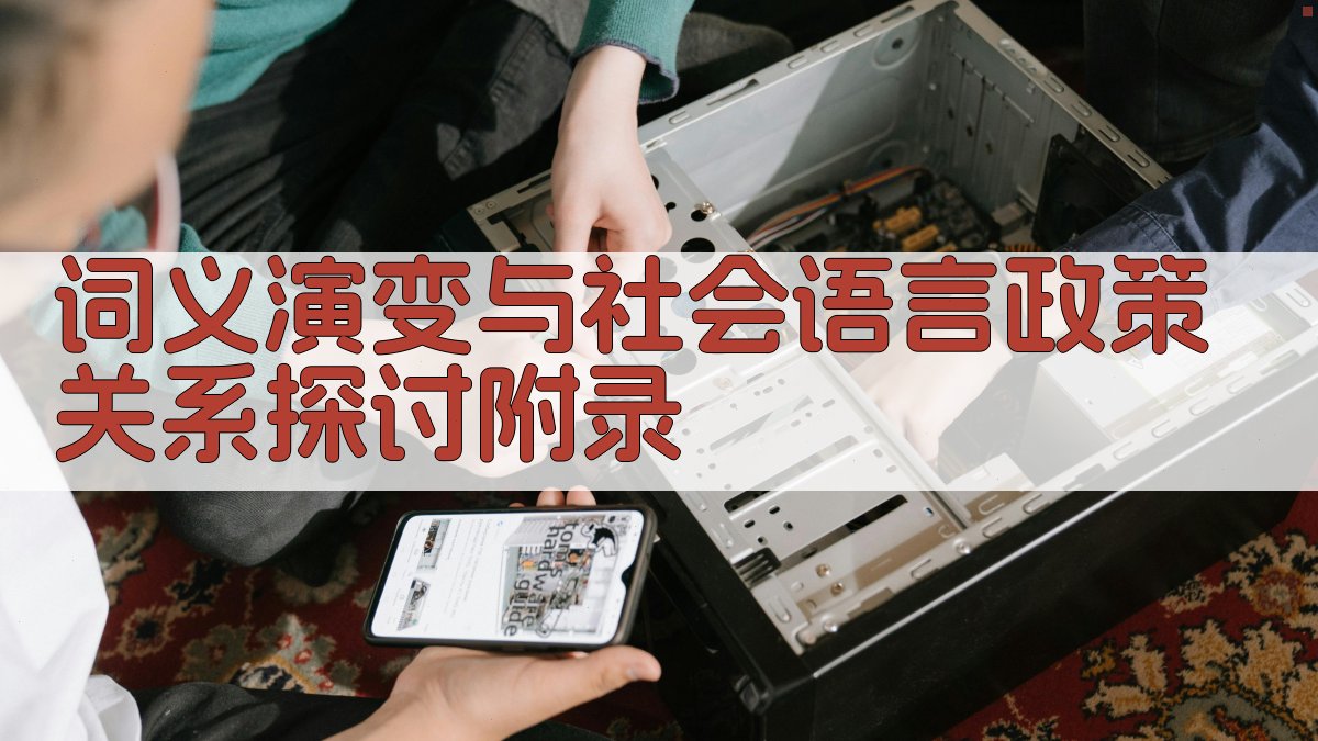 词义演变与社会语言政策关系探讨 · 附录 图5