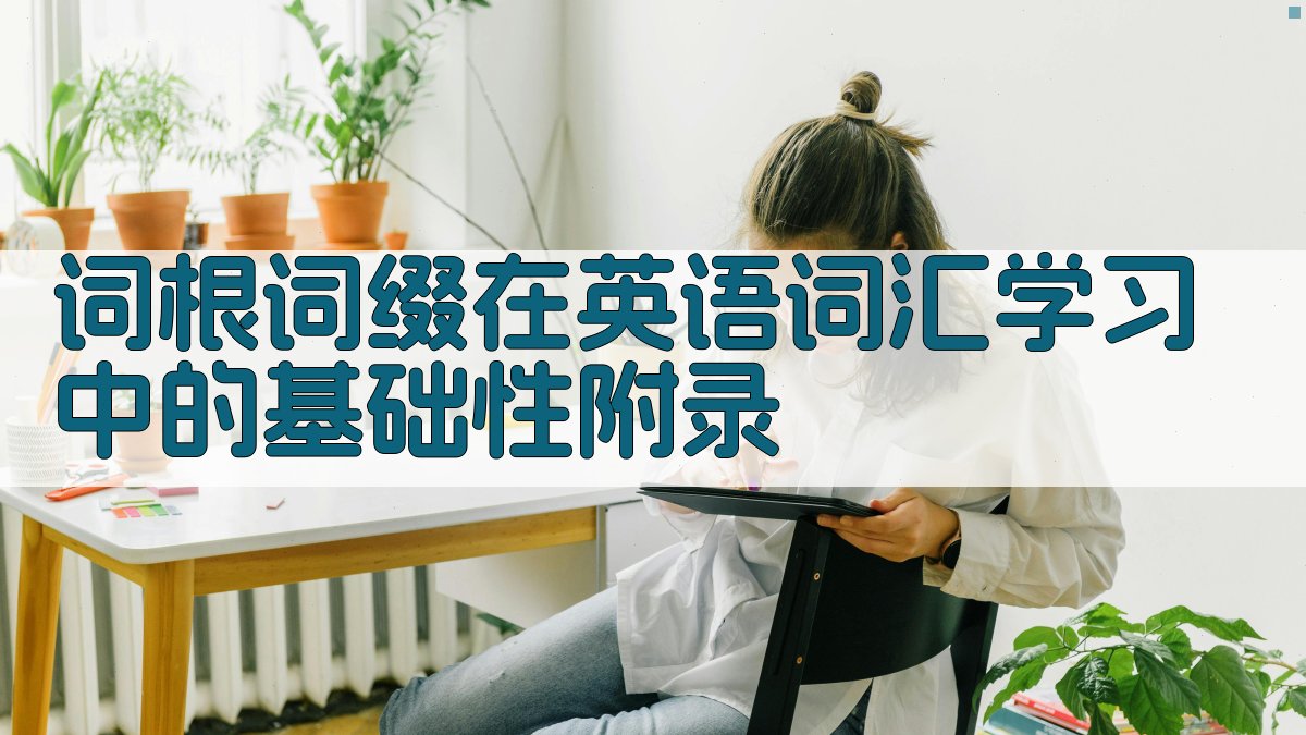 词根词缀在英语词汇学习中的基础性 · 附录 图5