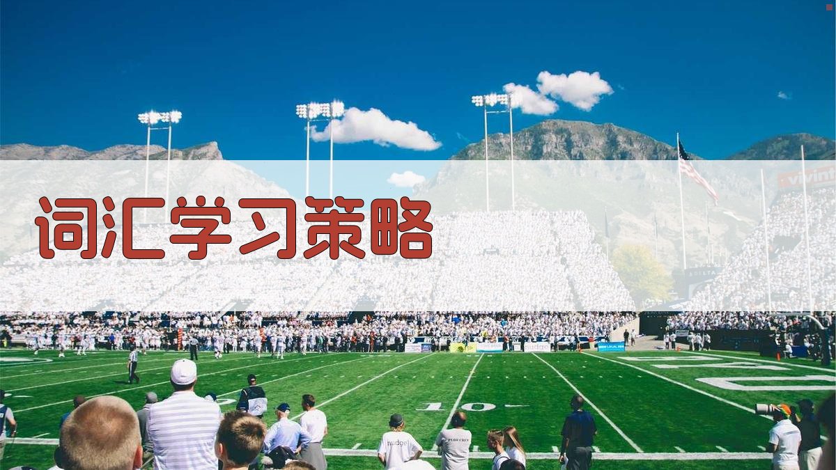 词汇学习策略 图1