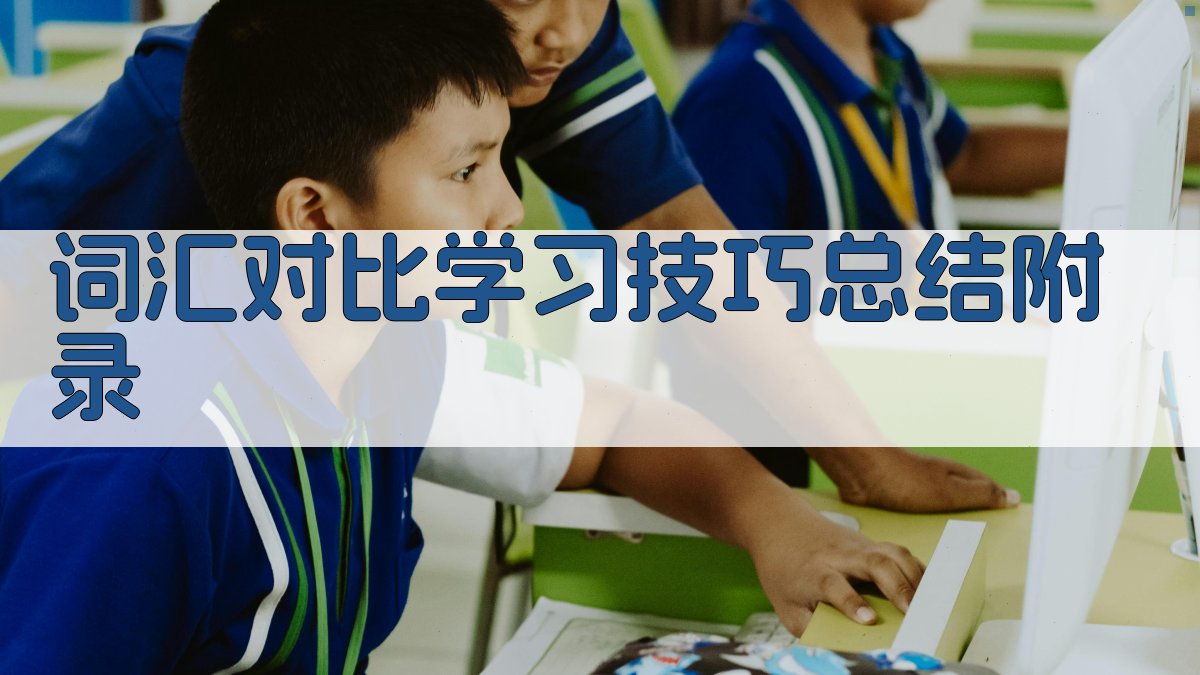 词汇对比学习技巧总结 · 附录 图2