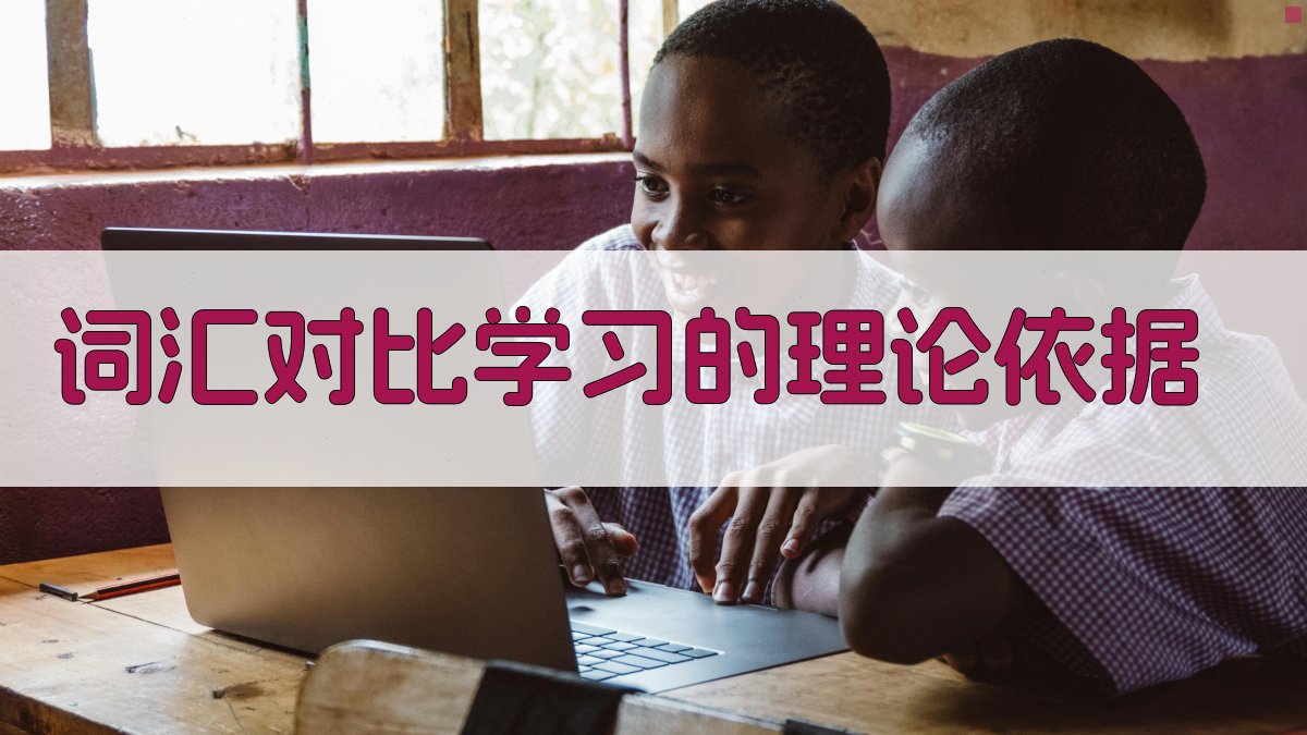词汇对比学习的理论依据 图1