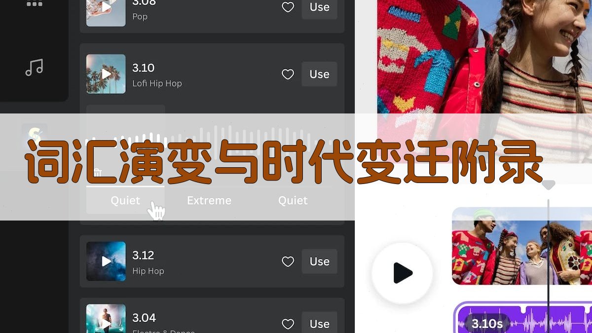 词汇演变与时代变迁 · 附录 图3