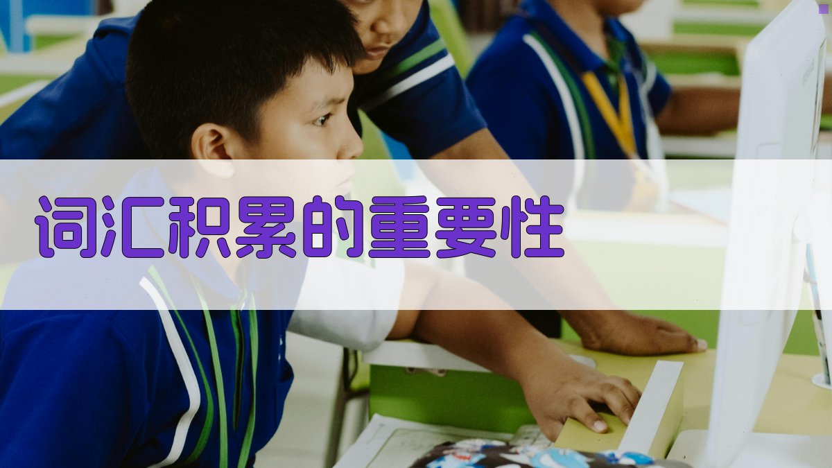 词汇积累的重要性 图1