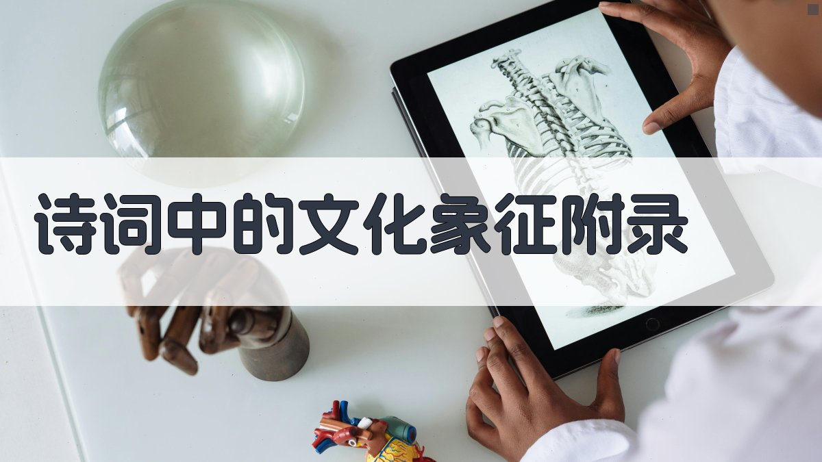 诗词中的文化象征 · 附录 图3