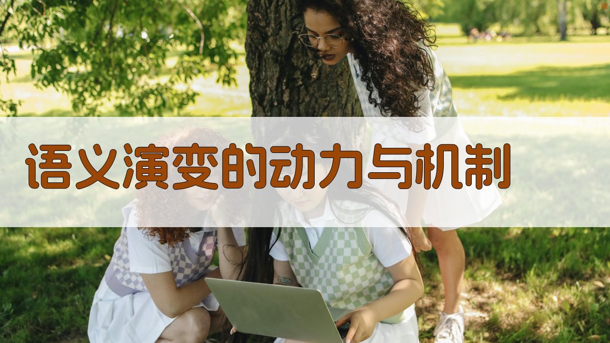 语义演变的动力与机制 图2