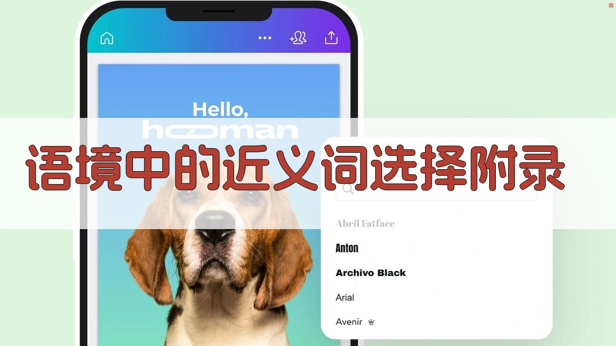 语境中的近义词选择 · 附录 图5