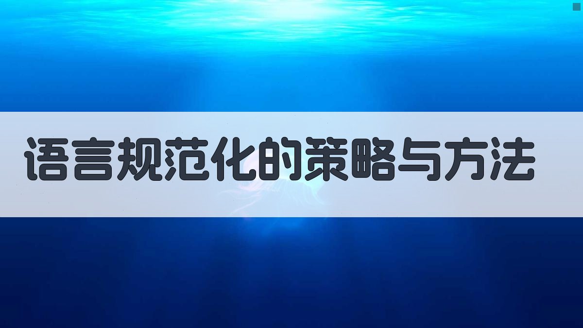 网络用语的网络化与语言规范化