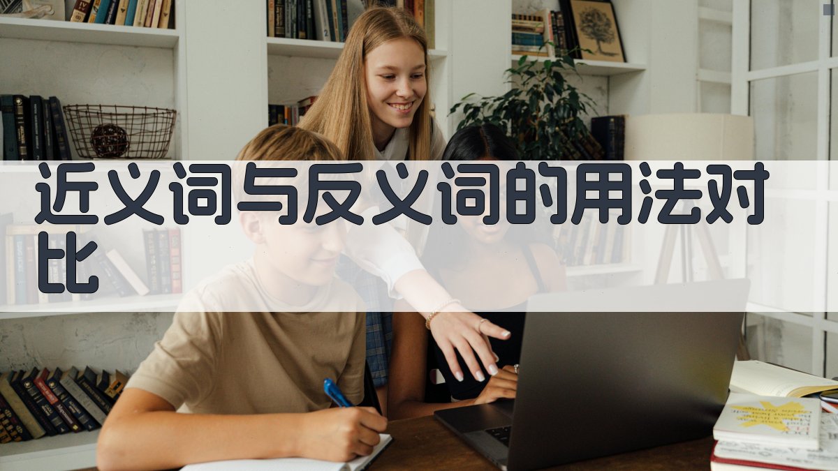 词汇对比近义词与反义词的对比分析