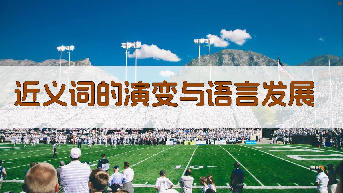 近义词的演变与语言发展 图3