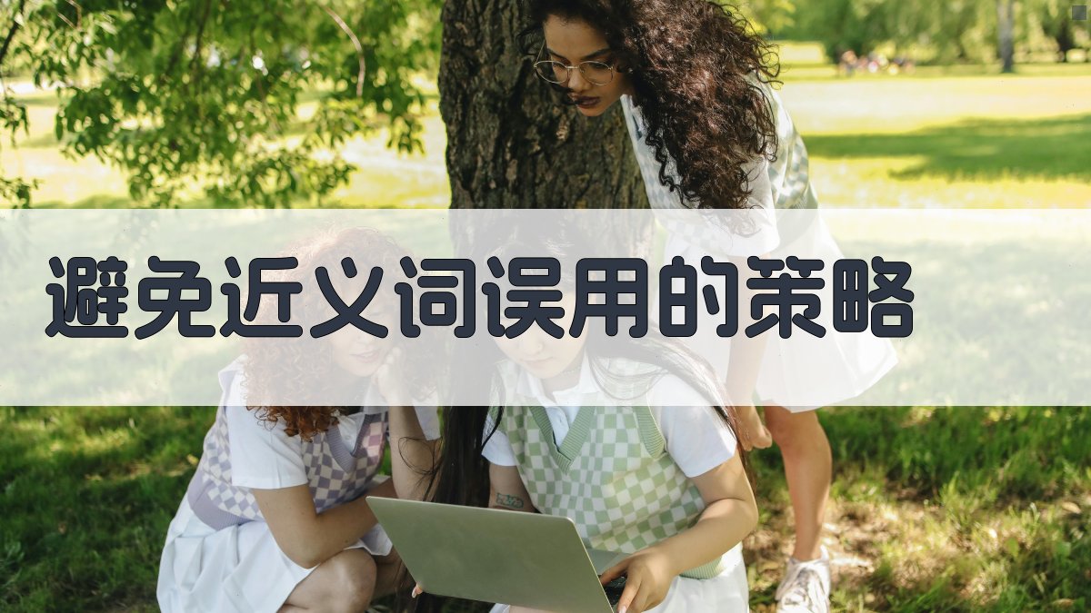 避免近义词误用的策略 图2