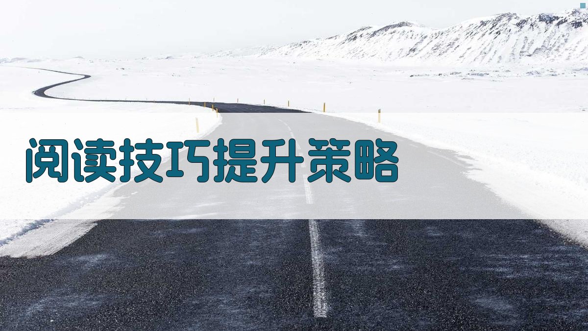 阅读技巧提升策略 图2