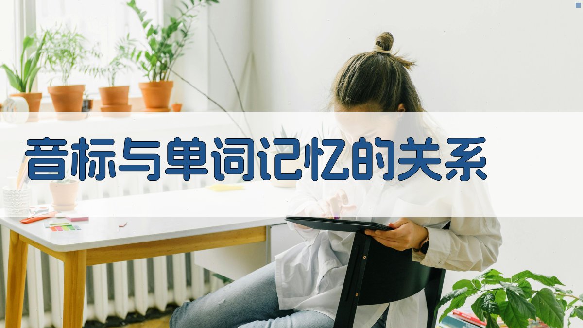 音标与单词记忆的关系 图2